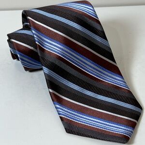 Robert Talbott 100% Silk Best of Class Hand Sewn Elegant Striped Tie EUC